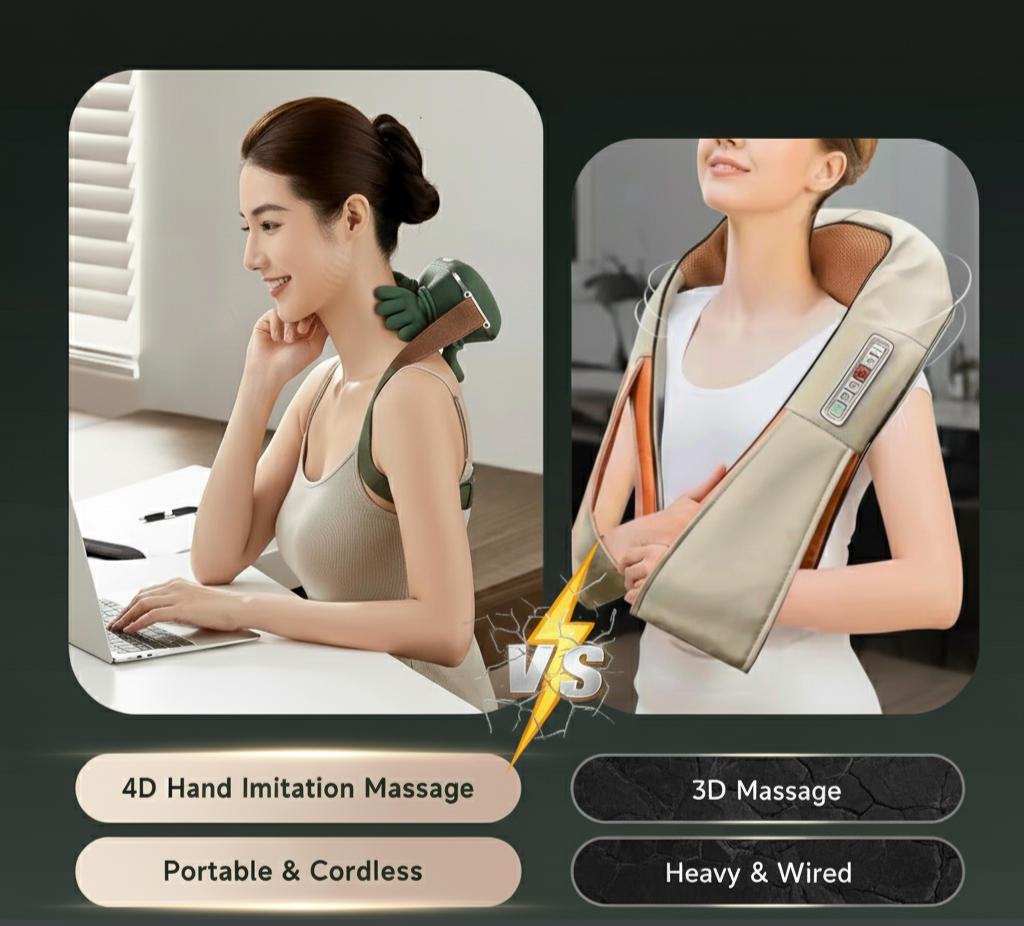 Verdax™ Deep Tissue Neck & Shoulder Massager