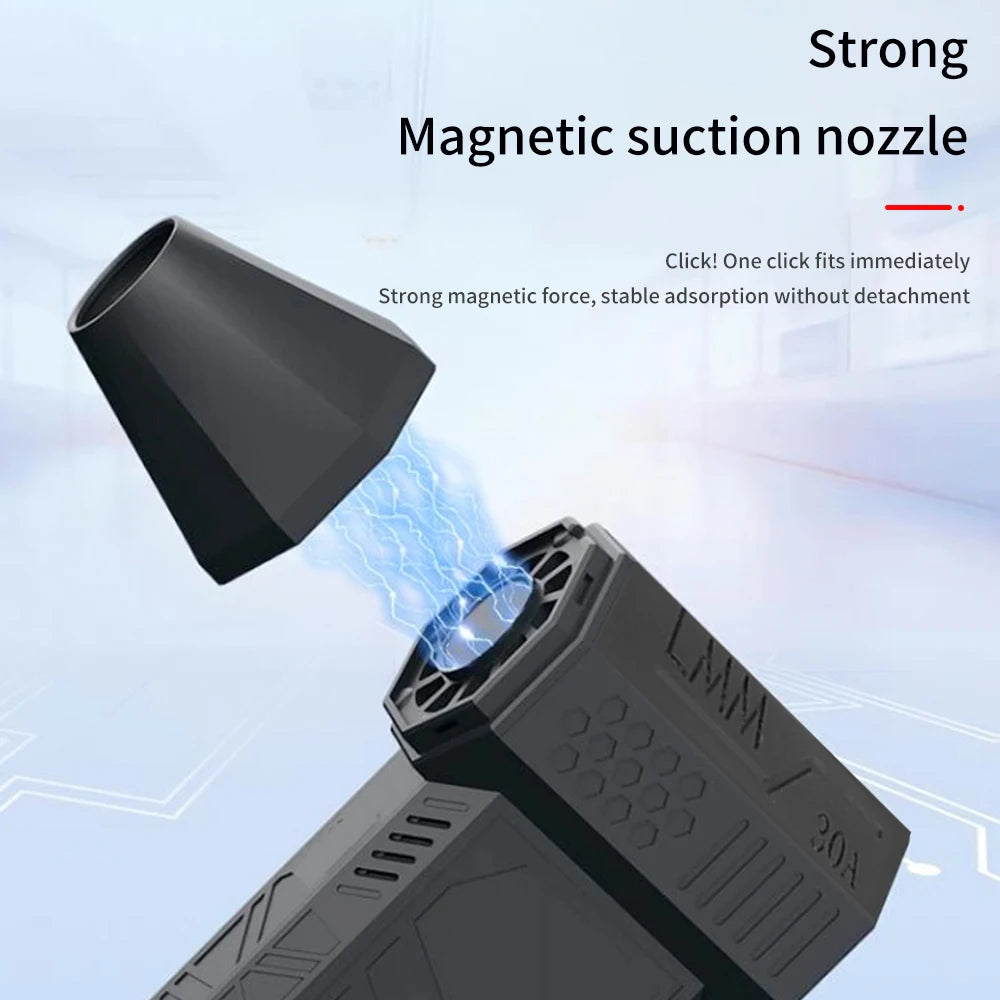 X3 130000RPM Turbofan Brushless Motor 52M/S High Speed Duct Fan Mini Turbo Jet Fan Turbo Fan 200W Violent Fan High-Performance