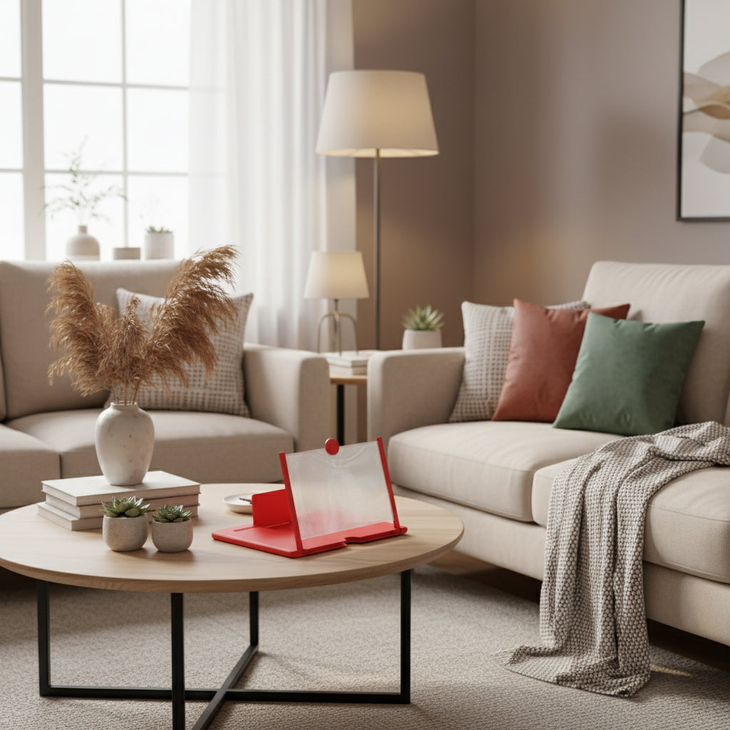 10" Screen Magnifier 3D HD Phone Amplifier Foldable Phone Stand Holder