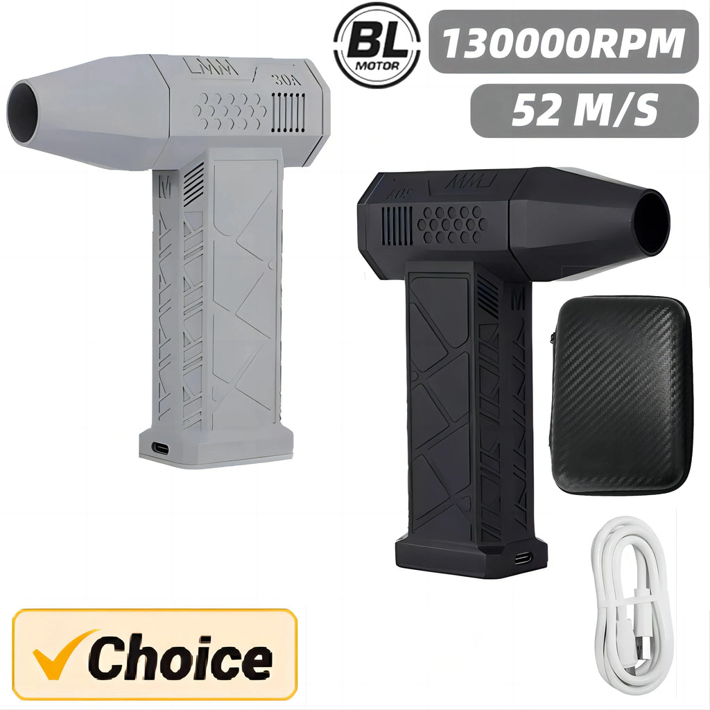 X3 130000RPM Turbofan Brushless Motor 52M/S High Speed Duct Fan Mini Turbo Jet Fan Turbo Fan 200W Violent Fan High-Performance